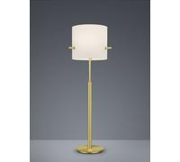 Piantana CAMDEN paralume grigio regolabile in altezza H. 180CM MAX montatura ottone satinato 408300308