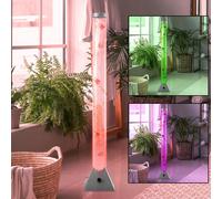 Piantana Colonna di Acqua D'Acqua Corridoio Cambio Colore Pesci RGB LED H 122 CM