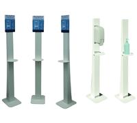 PIANTANA COLONNA PORTA DISPENSER AUTOMATICO E MANUALE BASIC SIMPLE 29X34X145H cm