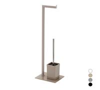 PIANTANA COLONNA PORTA SCOPINO BASE VETRO Nera