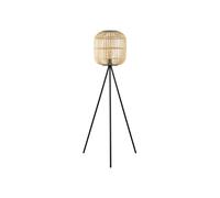 Piantana Contemporanea Bordesley 1 Luce Acciaio Nero