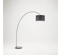 Piantana Contemporanea Callisto Metallo Nero Tessuto 1 Luce E27