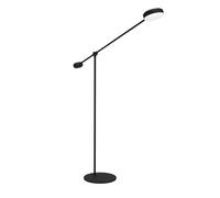 Piantana Contemporanea Clavellina Acciaio Nero Luce Led Integrato 24W