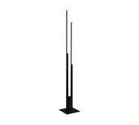 Piantana Contemporanea Fraioli-Z Alluminio Nero 2 Luci Led Integrato 17W [EEK: A++]