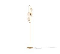 Maytoni Marmo, lampada da terra, colore oro/pietra naturale Maytoni
