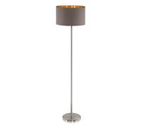 Piantana Contemporanea Maserlo Acciaio Nichel Satinato 1 Luce E27 [EEK: A++]