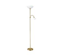 Piantana Contemporanea Up 2 2 Luci Acciaio Ottone