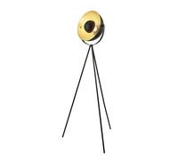 Lampada da terra Blink Tripod - Metallo nero opaco e oro
