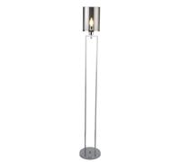 Searchlight Catalina, piantana, vetro, cromo/fumo, E27, 144 cm Searchlight