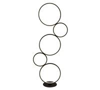 Piantana Contemporaneo Circo Alluminio Bianco Nero Led 40,6W 3000K