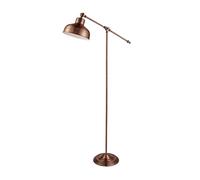 Piantana Contemporaneo Macbeth Acciaio Rame 1 Luce E27