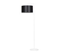 Piantana Contemporaneo Sigfrido Acciaio Bianco Bianco 1 Luce E27 Ip20