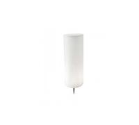 Piantana Da Esterno Contemp. Roller Termoplastica E Porcellana Bianco 1 Luce E27 [EEK: A++]