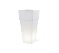 Piantana Da Esterno Moderna Lounge Termoplastica E Porcellana Bianco 1 Luce E27