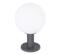 Piantana da giardino illuminazione da esterno lampada da esterno lampada da esterno E27 lampada da terra, sfera in vetro alluminio, opale, 1x attacco E27, DxH 25x38 cm