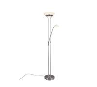 Piantana da Interno a LED in Metallo Nickel Opaco