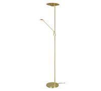 Piantana da Interno a LED in Metallo Ottone Opaco