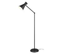 Piantana da Interno Attacco E27 in Metallo Nero Opaco