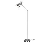 Piantana da Interno Attacco E27 in Metallo Nichel Satinato