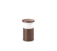 Piantana Da Terra Contemporanea Torre Alluminio Coffee 1 Luce E27 15W Ip44