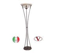 Piantana da terra in Ferro Battuto arte povera Cleopatra Made in Italy