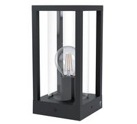 Piantana Esterno Contemporaneo Cascinetta Alluminio Nero E27