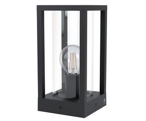 Piantana Esterno Contemporaneo Cascinetta Alluminio Nero E27