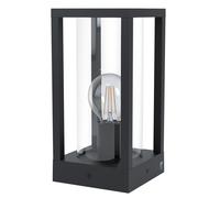 Lampada Contemporanea Da Esterno Cascinetta 1 Luce Alluminio Fuso Nero