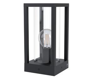 Piantana Esterno Contemporaneo Cascinetta Alluminio Nero E27 [EEK: A++]