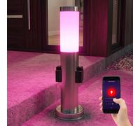 Piantana Esterno Lampade da Giardino Presa App Dimmerabile Smart RGB LED