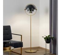 GUBI Multi-Lite piantana ottone/nero GUBI