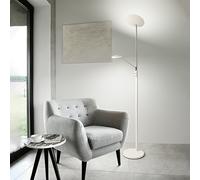 Piantana In Metallo Moderna Miranda Bianco Led