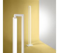 Piantana In Metallo Moderna Sway Bianco Led