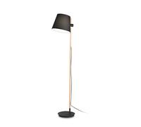 Piantana Industrial-Minimal Axel Legno Nero 1 Luce E27 [EEK: A++]