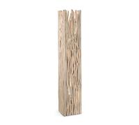 Piantana Industrial-Minimal Driftwood Legno Marrone 2 Luci E27