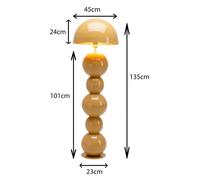 Piantana KARE Candy, marrone, acciaio, altezza 125 cm, E27 Kare