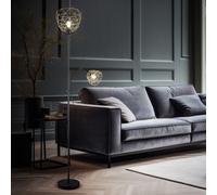 Piantana Lampada a Luce Indiretta Oro Nero Griglia da Scrivania Flessibile 180cm [EEK: Non valutato]