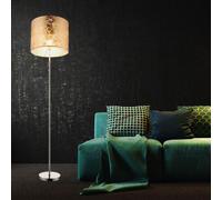 Piantana Lampada a Luce Indiretta Piantana Tessuto Lampada Tavolo Oro [EEK: Non valutato]