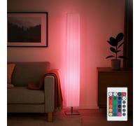 Piantana Lampada a Luce Indiretta Telecomando RGB LED Tessuto Dimmerabile 119cm [EEK: F]