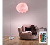 Piantana Lampada ad Arco Luce Sala da Pranzo Regolabile Telecomando RGB LED