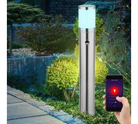 Piantana Lampada con Piedistallo per Esterni Dimmerabile LED App Cct Smart RGB