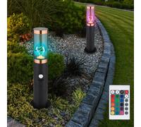 Piantana Lampada con Piedistallo per Esterni Movimento Telecomando Dimmbar LED