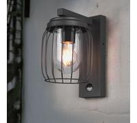 Piantana Lampada da Parete Luce per Esterni Movimento Retrò LED Antracite Garten [EEK: E]