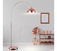 Lampada ad Arco Piantana Lampada Letto Rame Altezza Regolabile E27 [EEK: Non valutato]