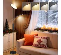 Piantana lampada da terra 42W, con Luce di Lettura Flessibile, Dimmerabile LED lampada da terra, 4 Temperature di Colore, Telecomando Magnetico Per Soggiorno Letto Ufficio