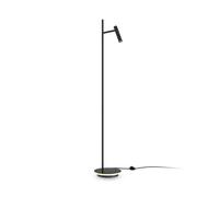 Piantana Lampada Da Terra Moderno Estudo Metallo Nero 1 Luce Led 11W