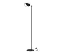 Piantana Lampada Da Terra Moderno Mollis Metallo Nero Acrilico 1 Luce G9 7W [EEK: A++]