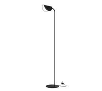 Piantana Lampada Da Terra Moderno Mollis Metallo Nero Acrilico 1 Luce G9 7W