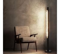 Piantana Lampada di Legno Lampada da Lettura Regolatore Cristalli Pedale LED