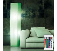 Piantana Lampada Dimmerabile Telecomando RGB LED di Carta Deckenfluter Bianco [EEK: F]